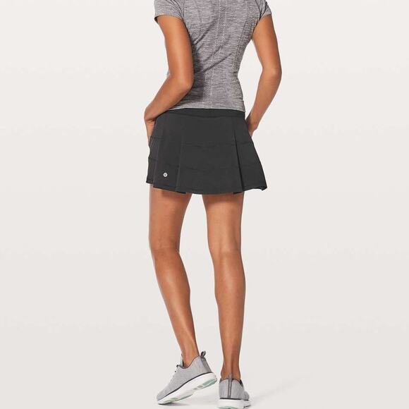 lululemon athletica Pants - Lululemon Pace Rival Skirt 4-way Stretch Black Size 8 #2040